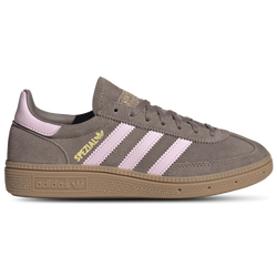 Boys' Grade School - adidas Originals Handball Spezial - Trace Brown/Clear Pink