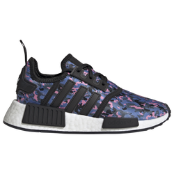 Boys' Grade School - adidas Originals NMD R1 Refined - Black/White/Multi