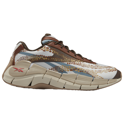 Reebok Unisex Jurassic World Zig Kinetica 2.5 Shoes In Brown/grey