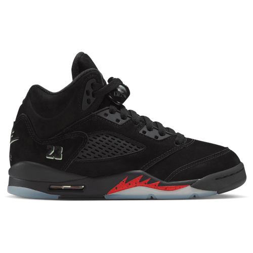  - Jordan Retro 5 - Picante Red/Glow In The Dark Black