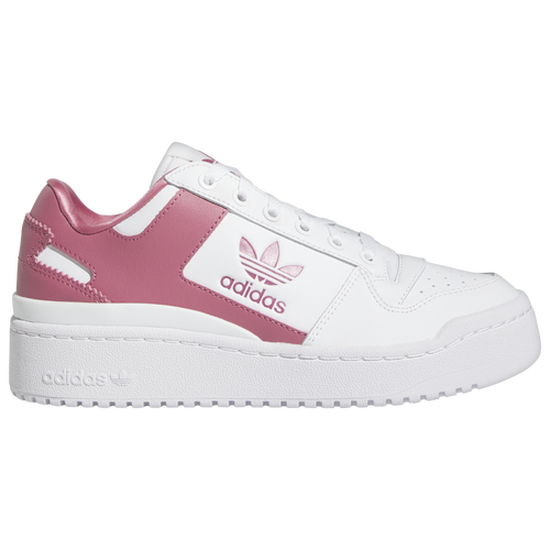 Shop Adidas Originals Girls  Forum Bold In White/pink