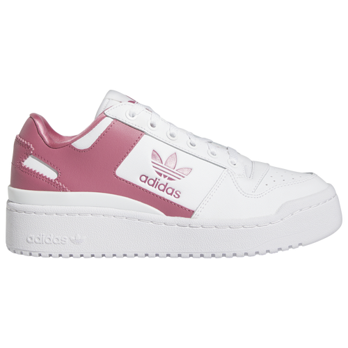 Adidas Originals Adidas Girls' Big Kids' Originals Forum Bold Casual Shoes In White/pink