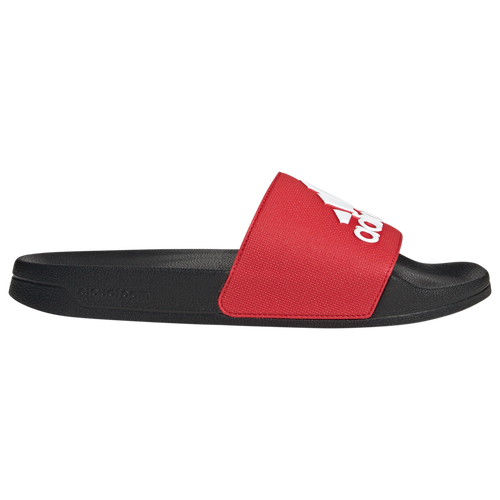 

adidas Mens adidas Adilette Shower Slide - Mens Shoes Better Scarlet/Ftwr White/Core Black Size 13.0