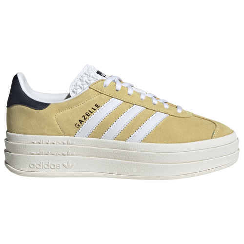 

adidas Womens adidas Gazelle Bold - Womens Tennis Shoes Almost Yellow/Ftwr White/Legend Ink Size 08.0
