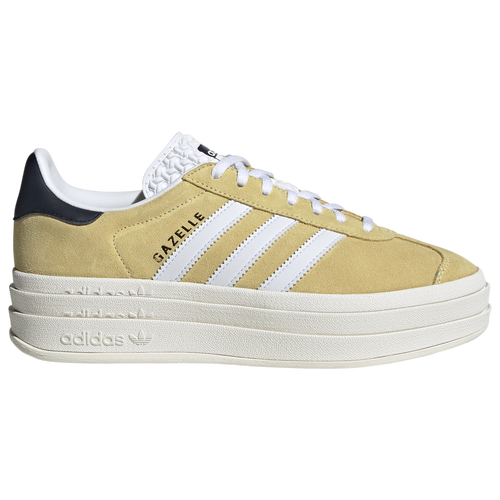 

adidas Womens adidas Gazelle Bold - Womens Tennis Shoes Almost Yellow/Ftwr White/Legend Ink Size 09.0