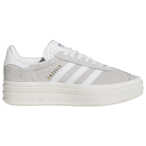 

adidas Originals Womens adidas Originals Gazelle Bold - Womens Tennis Shoes Grey Two/Cloud White/Core White Size 10.5