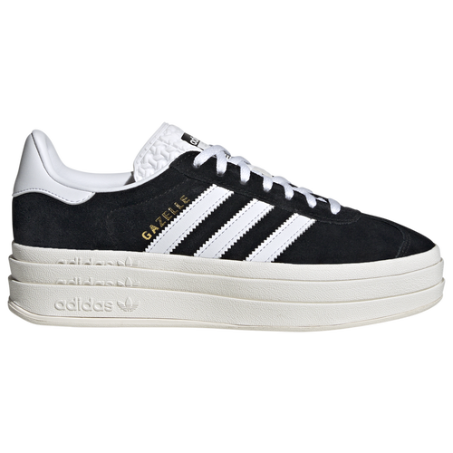 Shop Adidas Originals Womens  Gazelle In Black/white