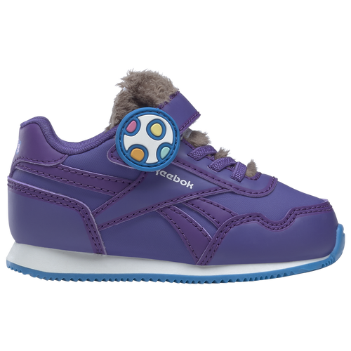 

Reebok Boys Reebok Classic Jog 2.3 1V - Boys' Toddler Running Shoes Purple/White Size 4.0