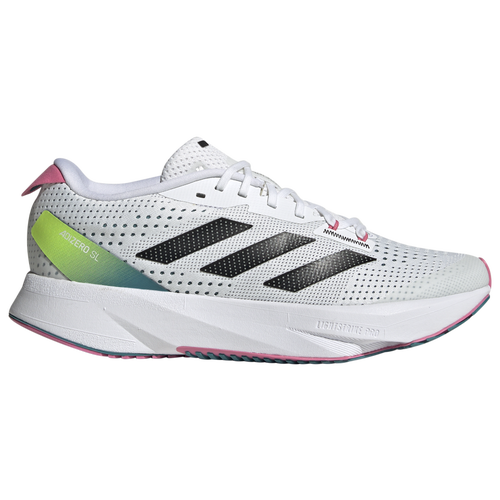 

adidas Womens adidas Adizero SL - Womens Running Shoes White/Black/Green Size 8.5