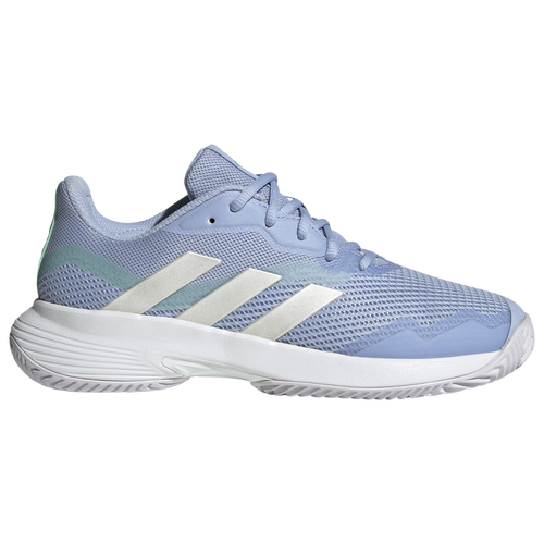 

adidas Womens adidas Court Jam Control - Womens Tennis Shoes Silver/White/Blue Size 8.0