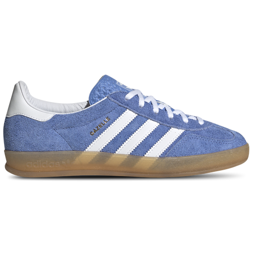 WOMENS - adidas Originals Gazelle Indoor - Blue/Gum White