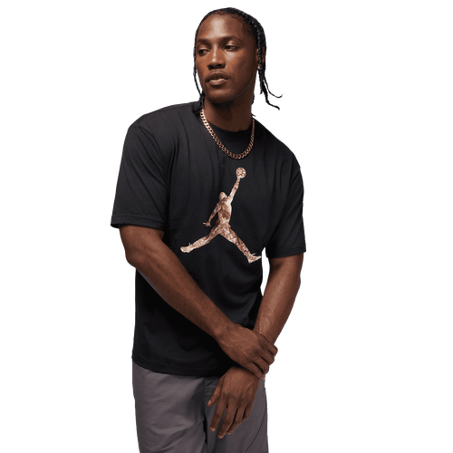  - Jordan Brooklyn Jumpman T-Shirt - Black/Sail