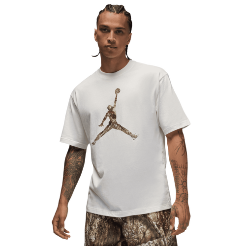 MENS - Jordan Brooklyn Jumpman T-Shirt - Sail/Black