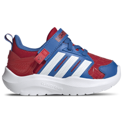 Boys' Toddler - adidas x Marvel Spider-Man Lightorama Elastic Lace - Footwear White/Bright Royal/Better Scarlet