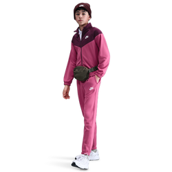 Boys' Grade School - Nike NSW Dri-FIT Full zip Tracksuit - Pink/Red