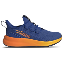 Boys' Grade School - adidas Lite Racer Adapt 8.0 Elastic Lace - Team Royal Blue/Orange/Crew Yellow