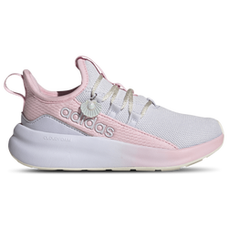 Girls' Grade School - adidas Lite Racer Adapt 8.0 Elastic Lace - Frozen Purple/Clear Pink/Core White