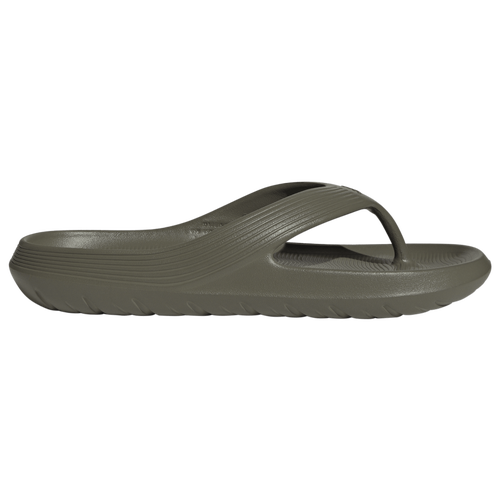 Adidas Originals Mens Adidas Adicane Flip Flops In Olive Strata/olive Strata/olive Strata