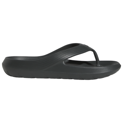 Adidas Originals Mens Adidas Adicane Flip Flops In Carbon/carbon/carbon