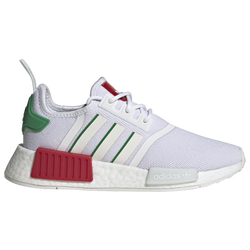 Boys' Grade School - adidas Originals NMD R1 Casual Shoes - White/Green