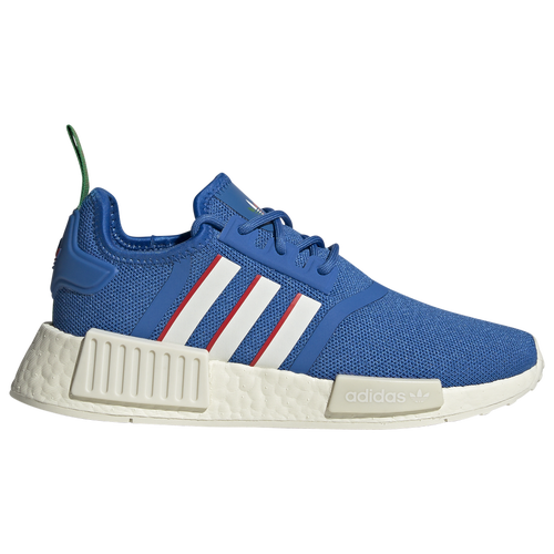 

adidas Originals Boys adidas Originals NMD R1 Casual Shoes - Boys' Grade School Running Royal Blue/Red Size 04.5