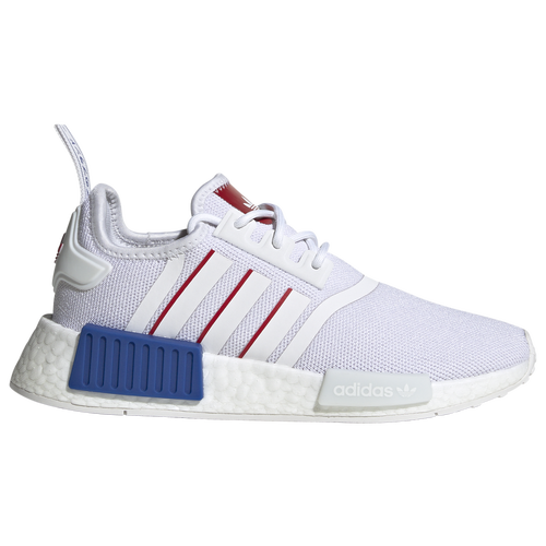 Adidas Originals Kids' Boys  Nmd R1 Casual Shoes In White/white/royal