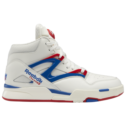 Reebok Mens Pump Omni Zone 2 Heritage In White blue red ModeSens