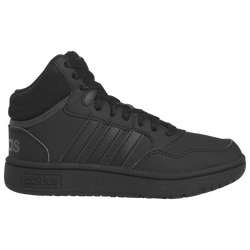 Boys' Grade School - adidas Hoops Mid 3.0 - Core Black/Core Black/Grey