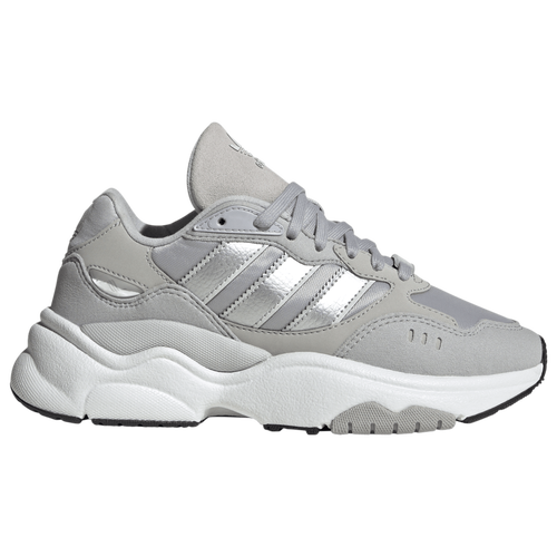 BOYS - adidas Originals Retropy F90 - Crystal White/Silver Metallic Grey Two