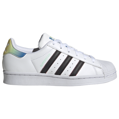 

adidas Originals Girls adidas Originals Superstar - Girls' Grade School Basketball Shoes Black/Multi/White Size 7.0