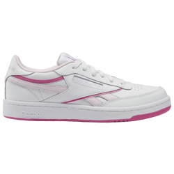 Girls' Grade School - Reebok Club C Double - White/Pink
