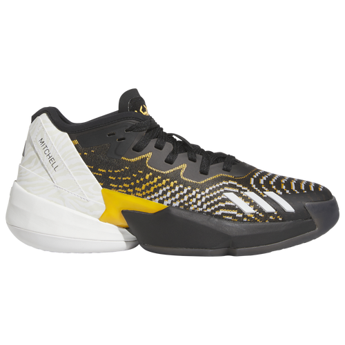 

adidas Mens adidas D.O.N. Issue 4 - Mens Basketball Shoes Black/Gold/White Size 10.5