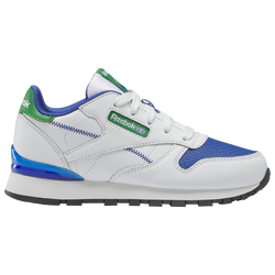 Boys' Preschool - Reebok Classic Leather Step N Flash - Vector Blue/White/White