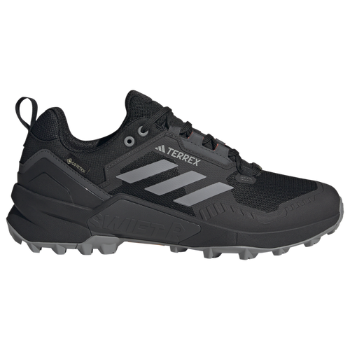 

adidas Mens adidas Terrex Swift R3 GORE-TEX - Mens Running Shoes Black/Solar Red/Grey Size 11.5