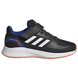 Boys' Grade School - adidas Run Falcon 2.0 - Carbon/White/Impact Orange