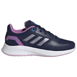 Boys' Grade School - adidas Run Falcon 2.0 - Dark Blue/Purple Metallic/Pulse Lilac