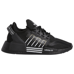 Boys' Grade School - adidas Originals NMD R1 V2 - Black/White