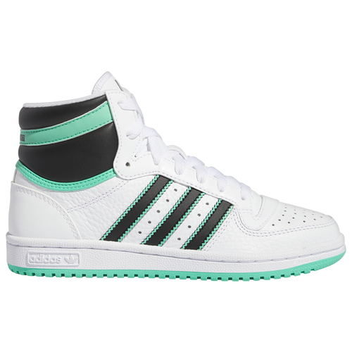 

adidas Originals Boys adidas Originals Top Ten RB - Boys' Grade School Basketball Shoes White/Black/Hi Res Green Size 4.0