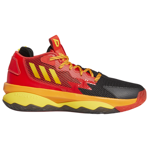 

adidas Mens adidas Dame 8 Mr. Incredible - Mens Basketball Shoes Red/Yellow Size 9.0