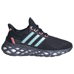 Girls' Grade School - adidas Ultraboost Web - Grey/Blue/Pink