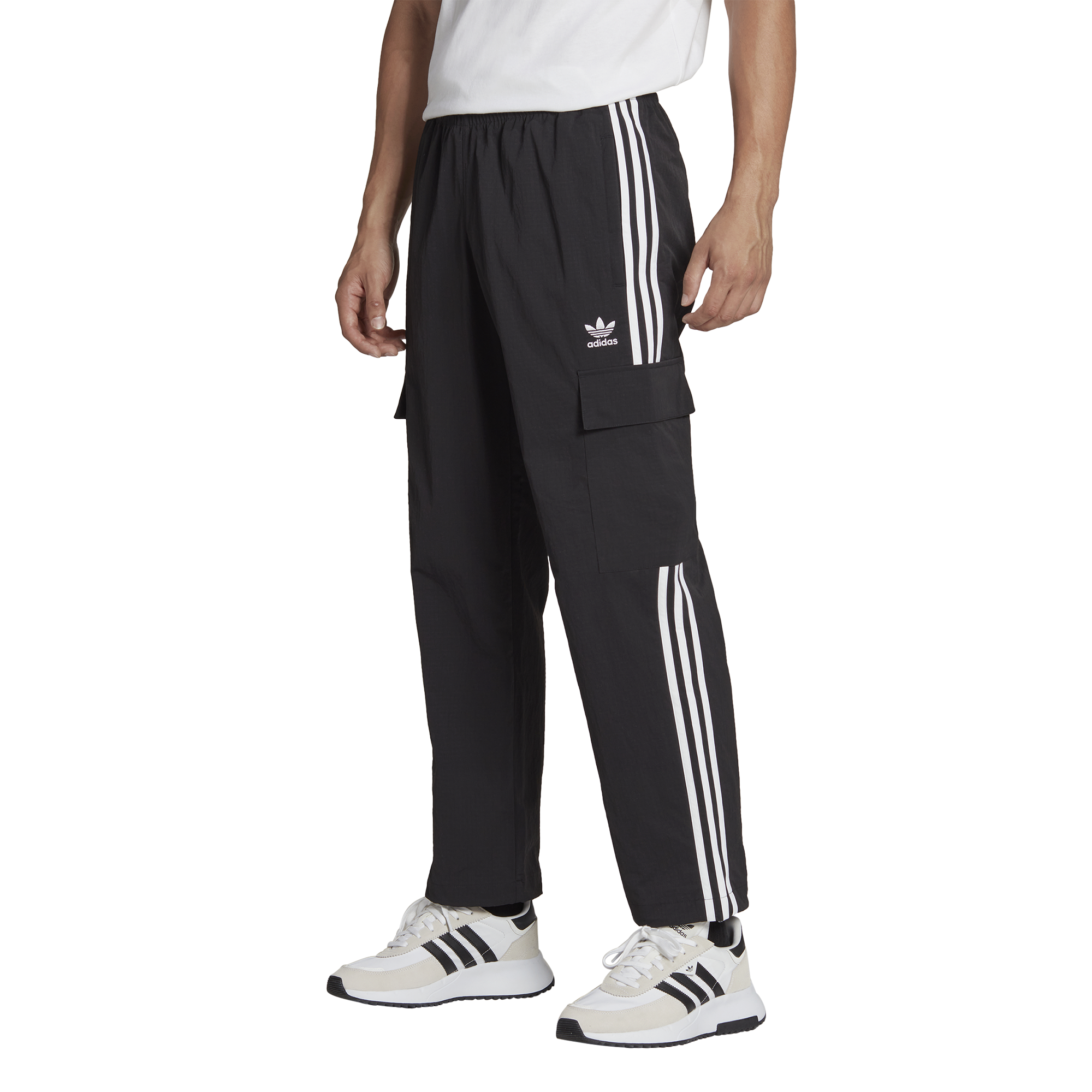 Adidas pants with 3 on sale stripes