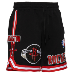 Men's - Pro Standard Rockets NBA Team Logo Pro Shorts - Black/Black