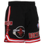 Pro Standard Rockets NBA Team Logo Pro Shorts - Men's Black/Black