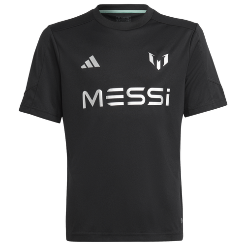 

Boys adidas adidas Messi Soccer Training Jersey - Boys' Grade School Black Size S