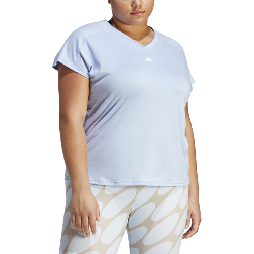 

adidas Womens adidas Training Essentials T-Shirt - Womens Blue Dawn Size 1X