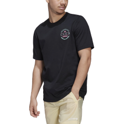 Men's - adidas Originals Sport Resort Club T-Shirt - Black/Pink/Green