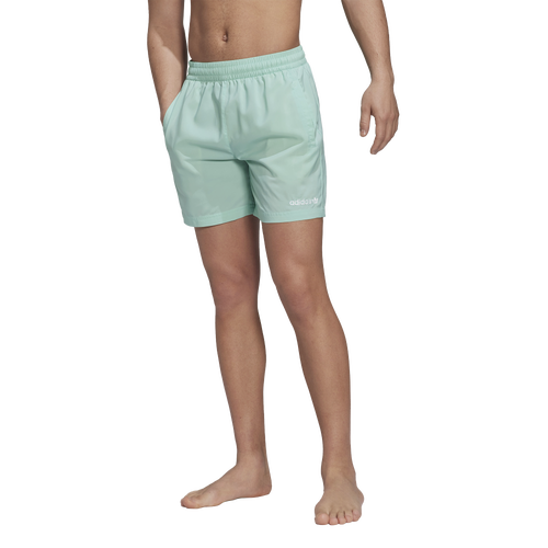 adidas green swim shorts
