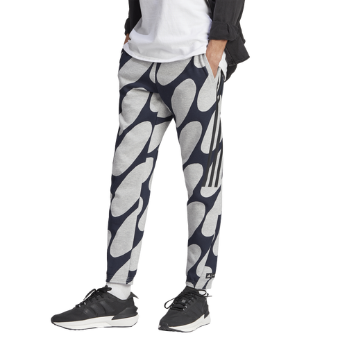 

adidas Mens adidas Sportswear Merimekko 3-Stripes Pants - Mens Medium Solid Grey/Legend Ink/Collegiate Navy Size M