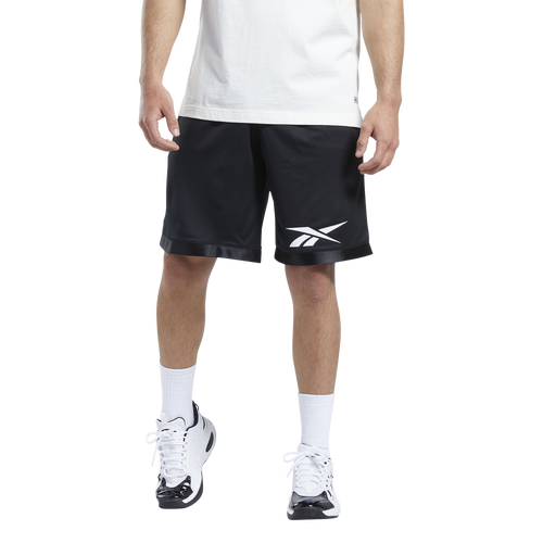 

Reebok Mens Reebok Basketball Mesh Shorts - Mens Black Size XLS