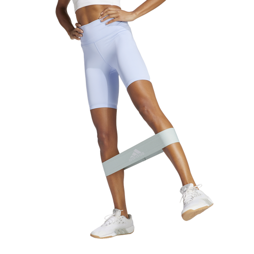 

adidas Womens adidas Optime Training Bike Short Tights - Womens Blue Dawn Size XXL